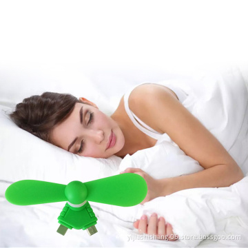Yijiashishang Latest factory patented mobile phone 4 in 1 usb mini fan for iphone,android,type C and all USB port device